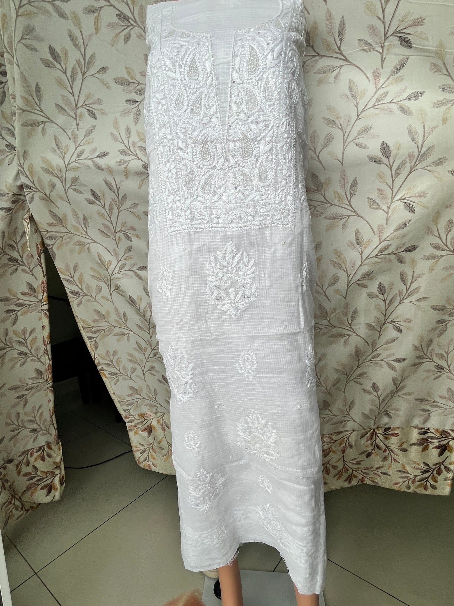 Kota Katdana Heavy Chikankari Dress Material 2PC