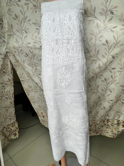 Kota Katdana Heavy Chikankari Dress Material 2PC